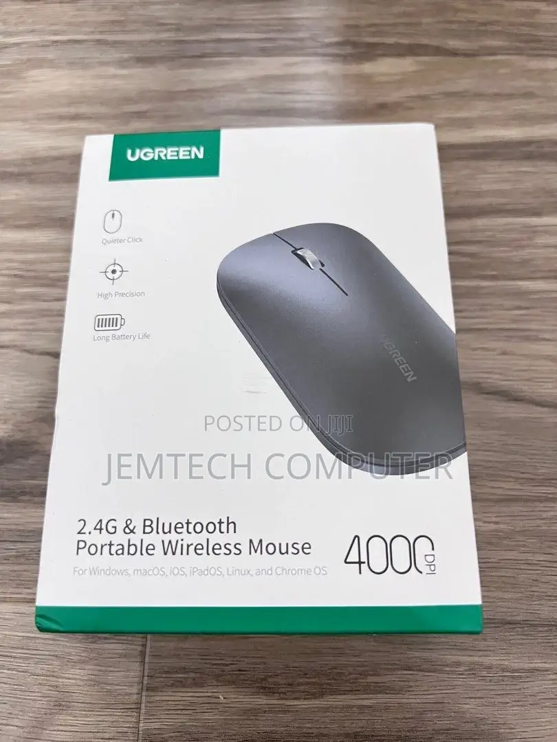 ^^UGREEN Portable Wireless Mouse (Gray)^