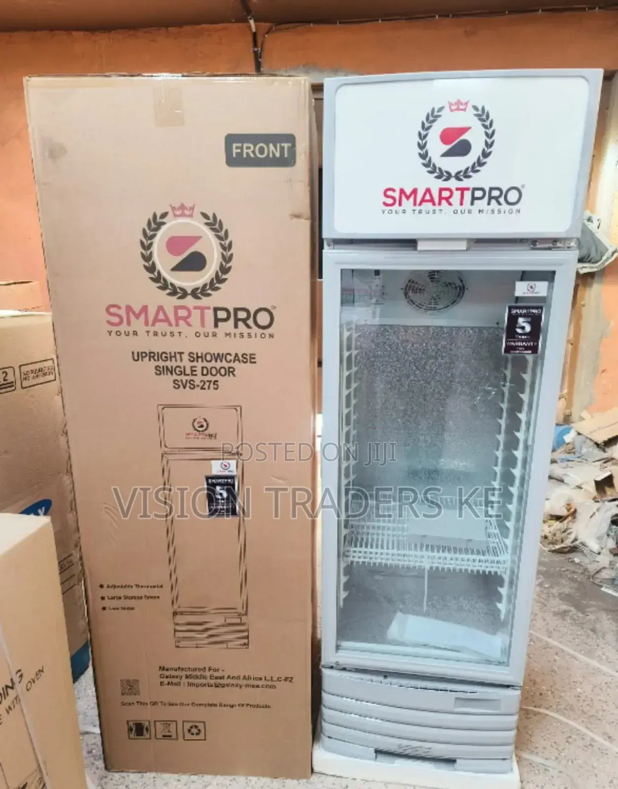 Smart Pro 209ltrs Upright Showcase Display Refrigerator