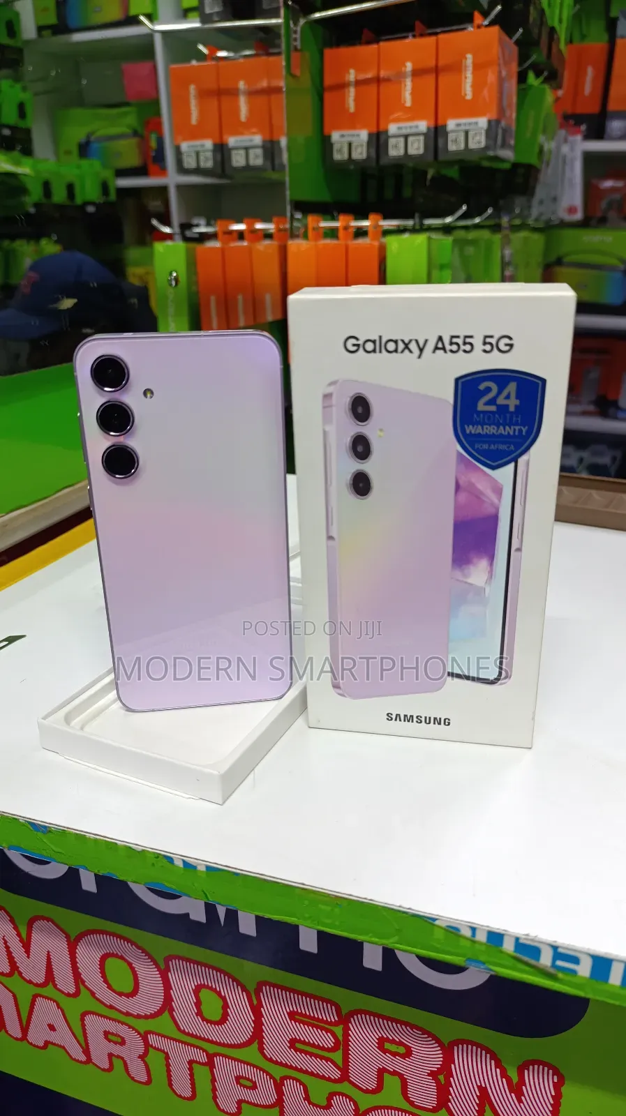New Samsung Galaxy A55 128 GB Purple