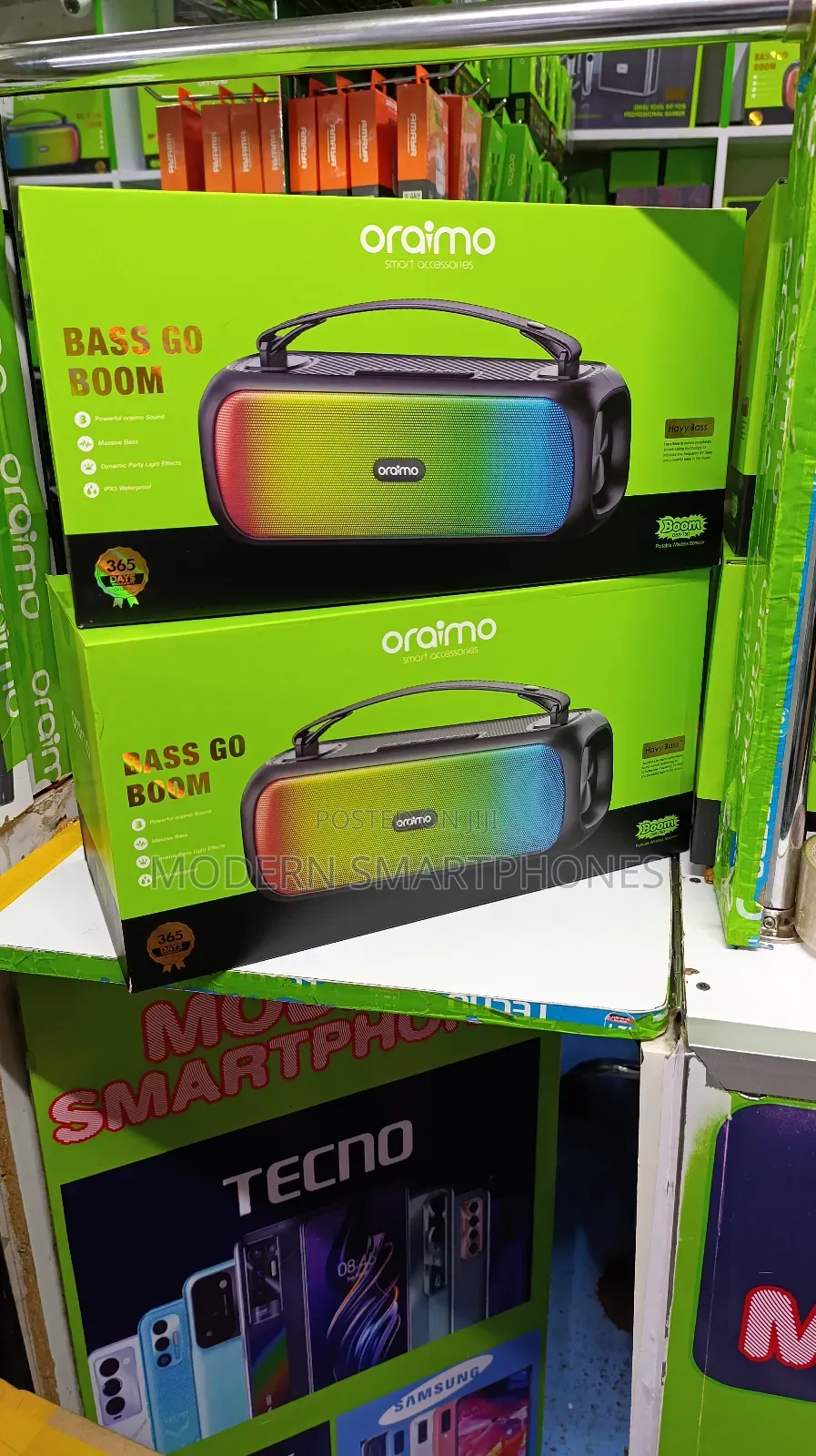 Oraimo Boom 30W Wireless Speaker
Havybasstm- Thumping Bass