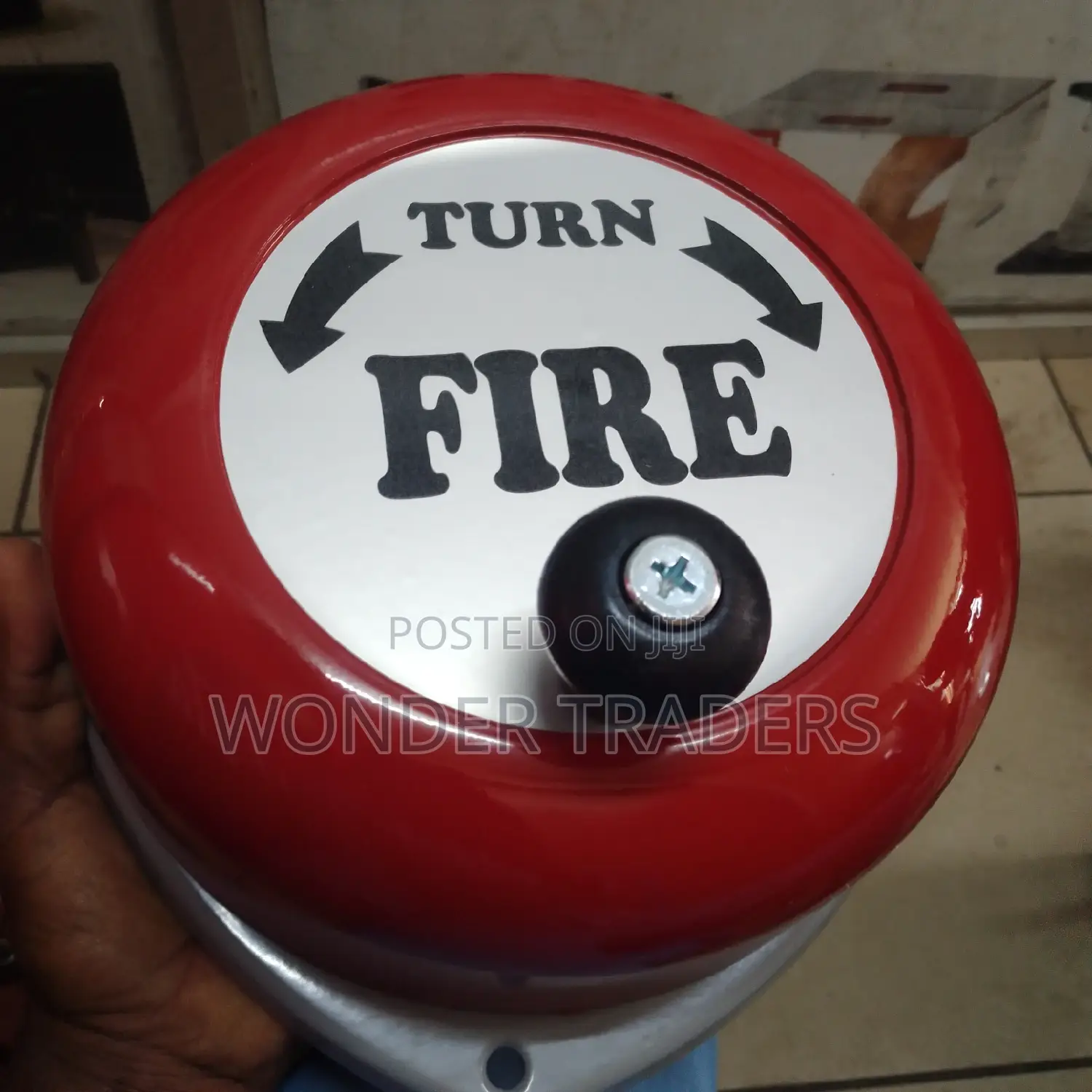 Red Fire Alarm Bell Six Inch (6′′) Indoor And Outdoor