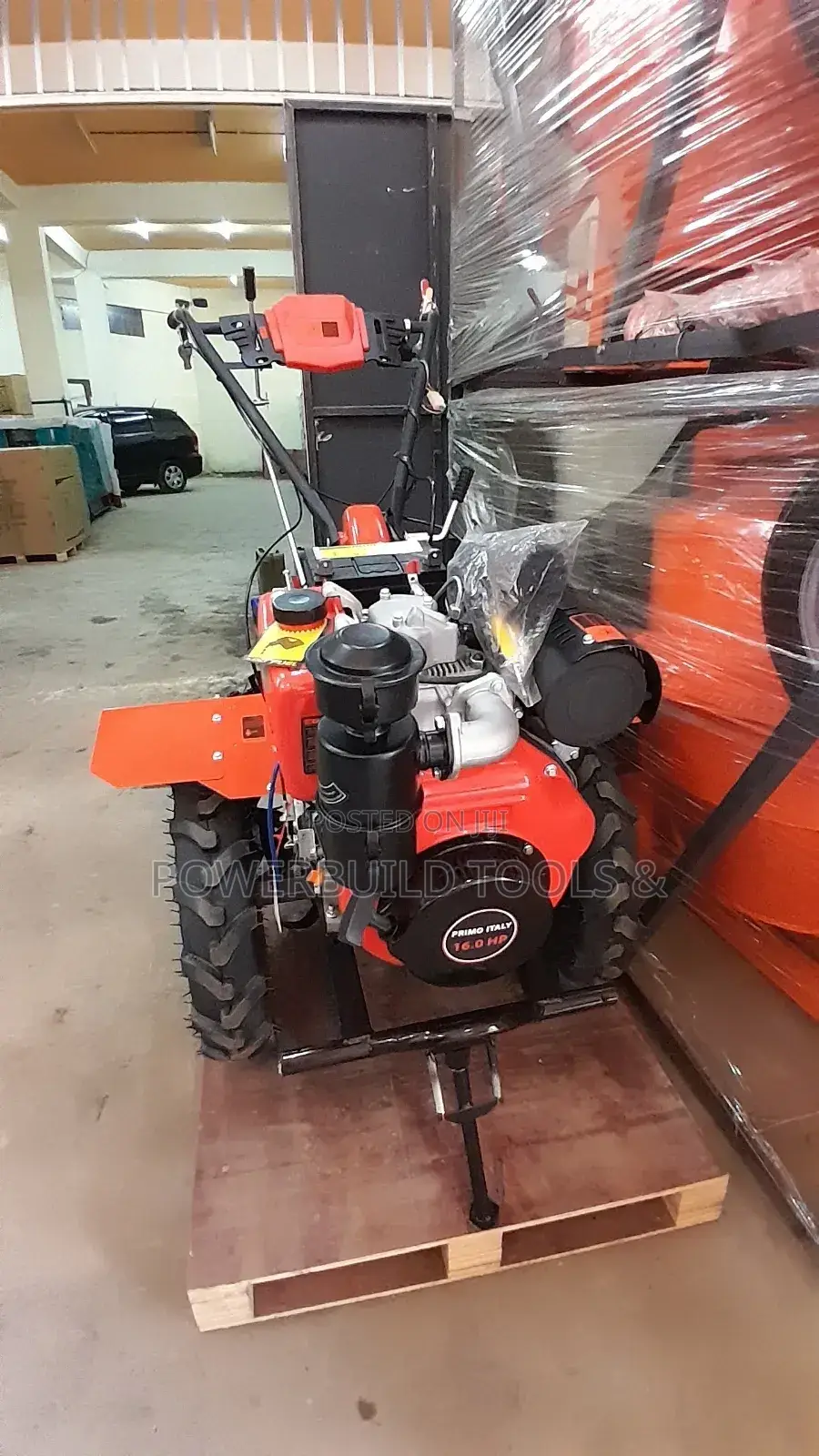 16HP Italian Power Tiller/ Walking Tractor Diesel Powered