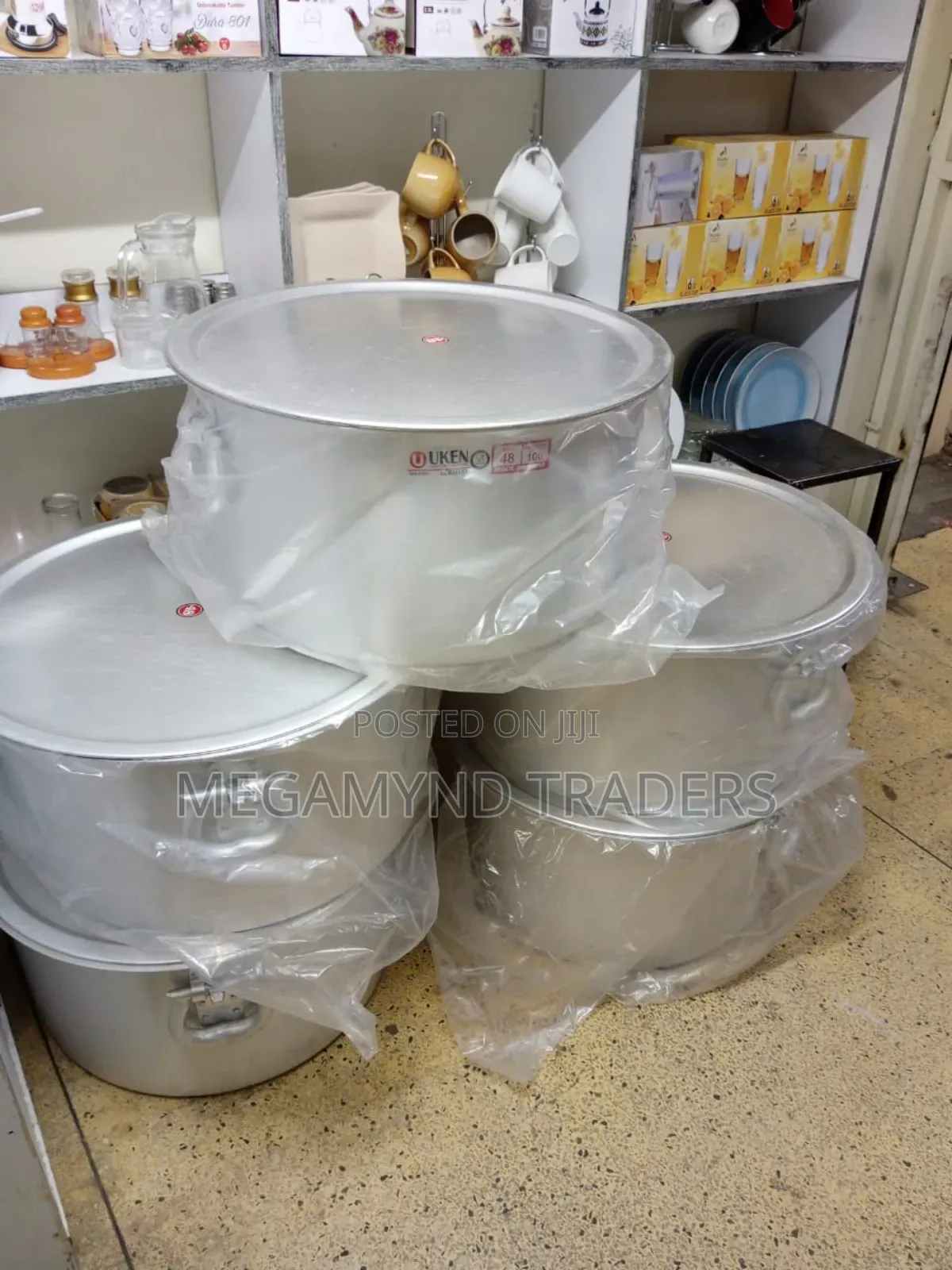 250 LTR Aluminium Sufuria Commercial/ Imported School Sufuria