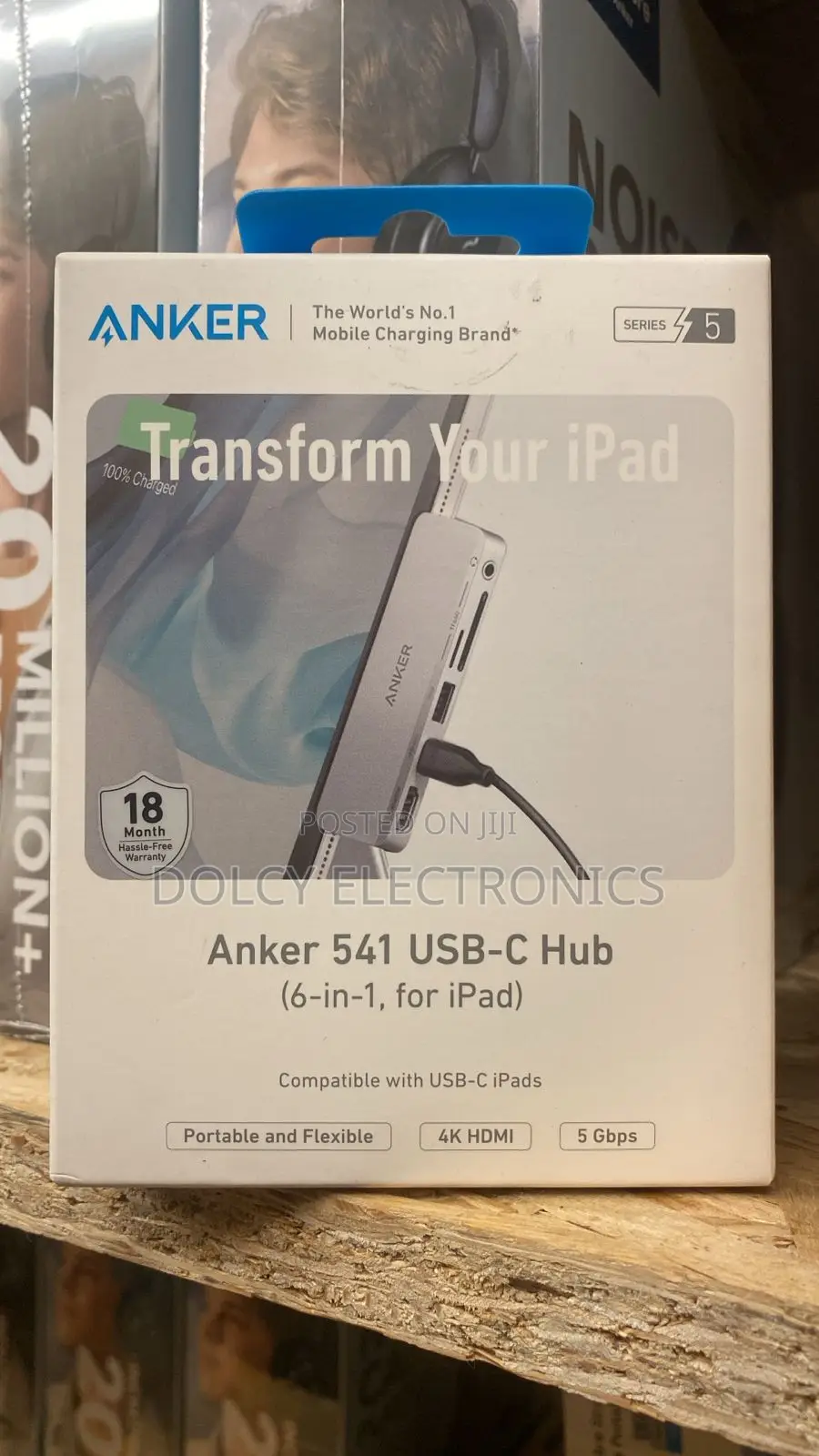 Anker 541 USB-C Hub (6-in-1, for iPad)