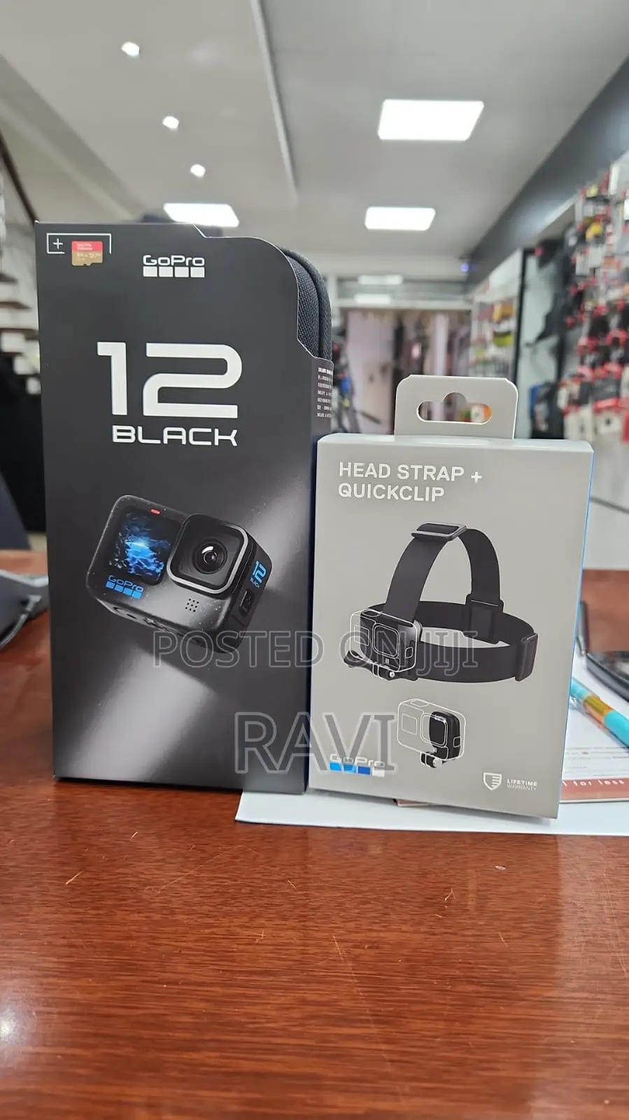 Gopro HERO 12 With FREE Memory Card and Free Headstrap