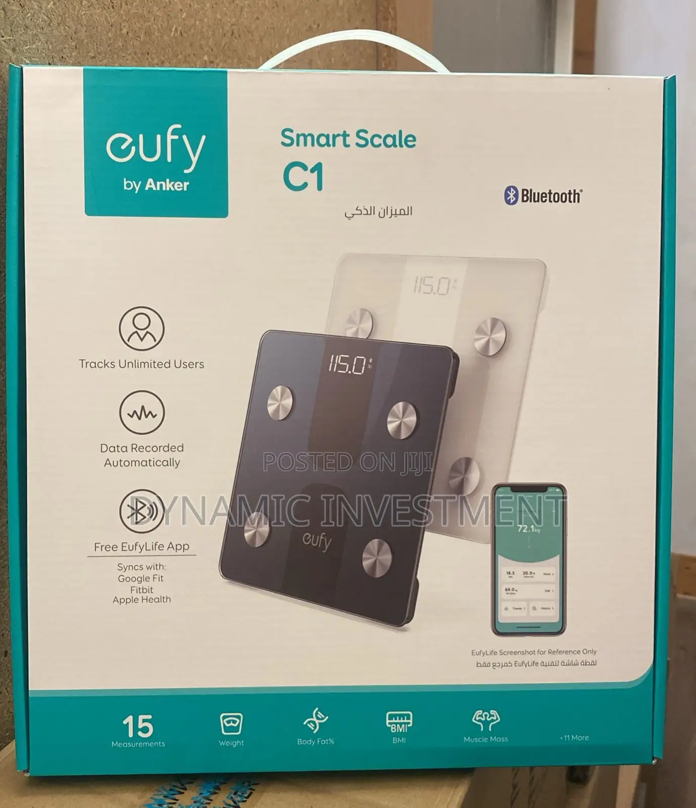 Eufy by Anker Smart Scale C1 – – Black