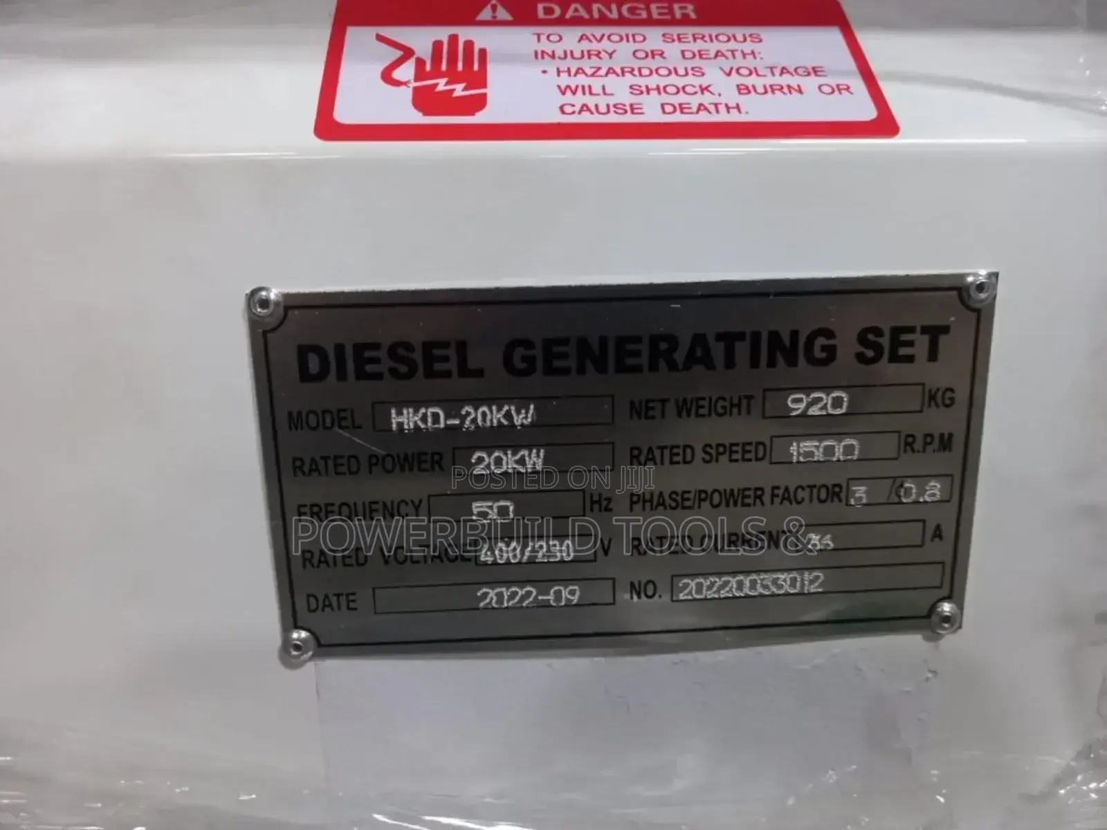 25kva Silent Diesel Generator Hisaki Brand