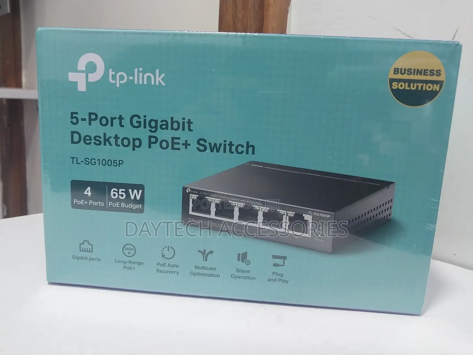 Tl-Sg1005p Tp-Link 5-Port Gigabit Desktop Switch 4-Port Poe