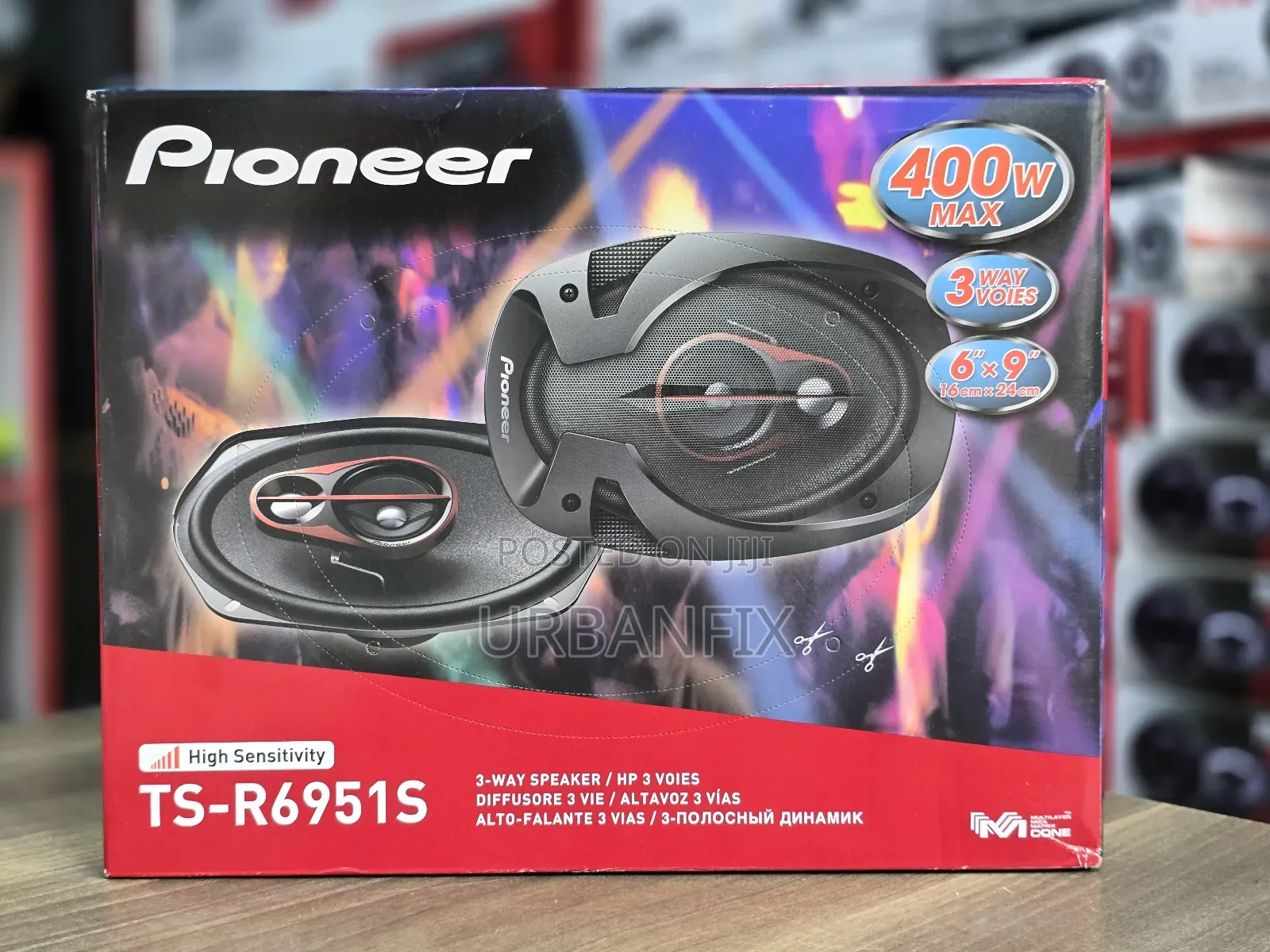 Pioneer 400watts 6 by 9 Oval Midrange Speakers