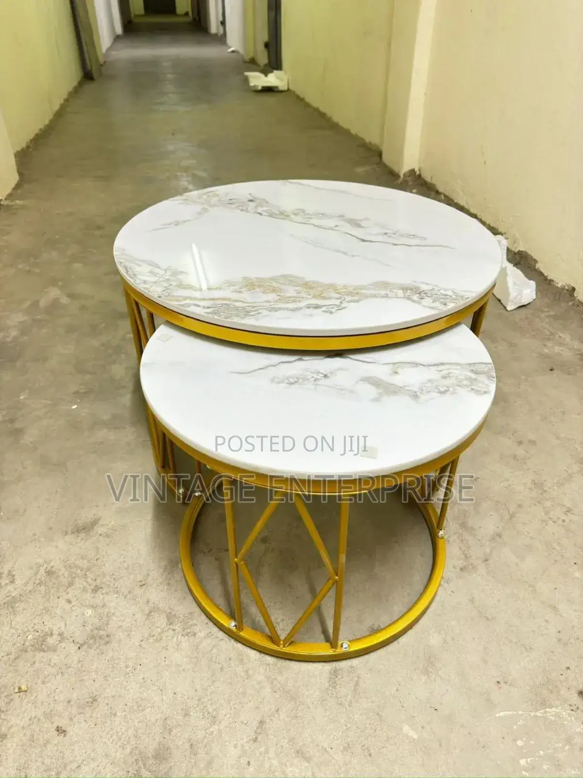 Marble Executive Nesting Marble Table