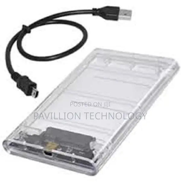 Transparent External HDD Casing/ Enclosure