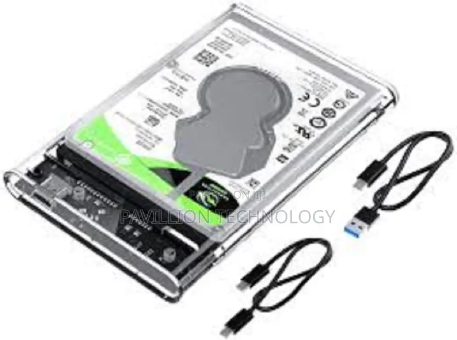 Transparent External HDD Casing/ Enclosure