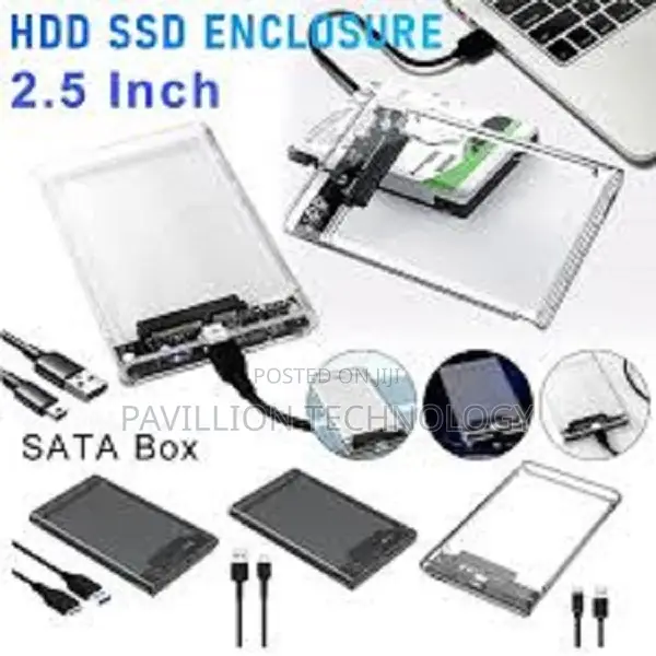 Transparent External HDD Casing/ Enclosure