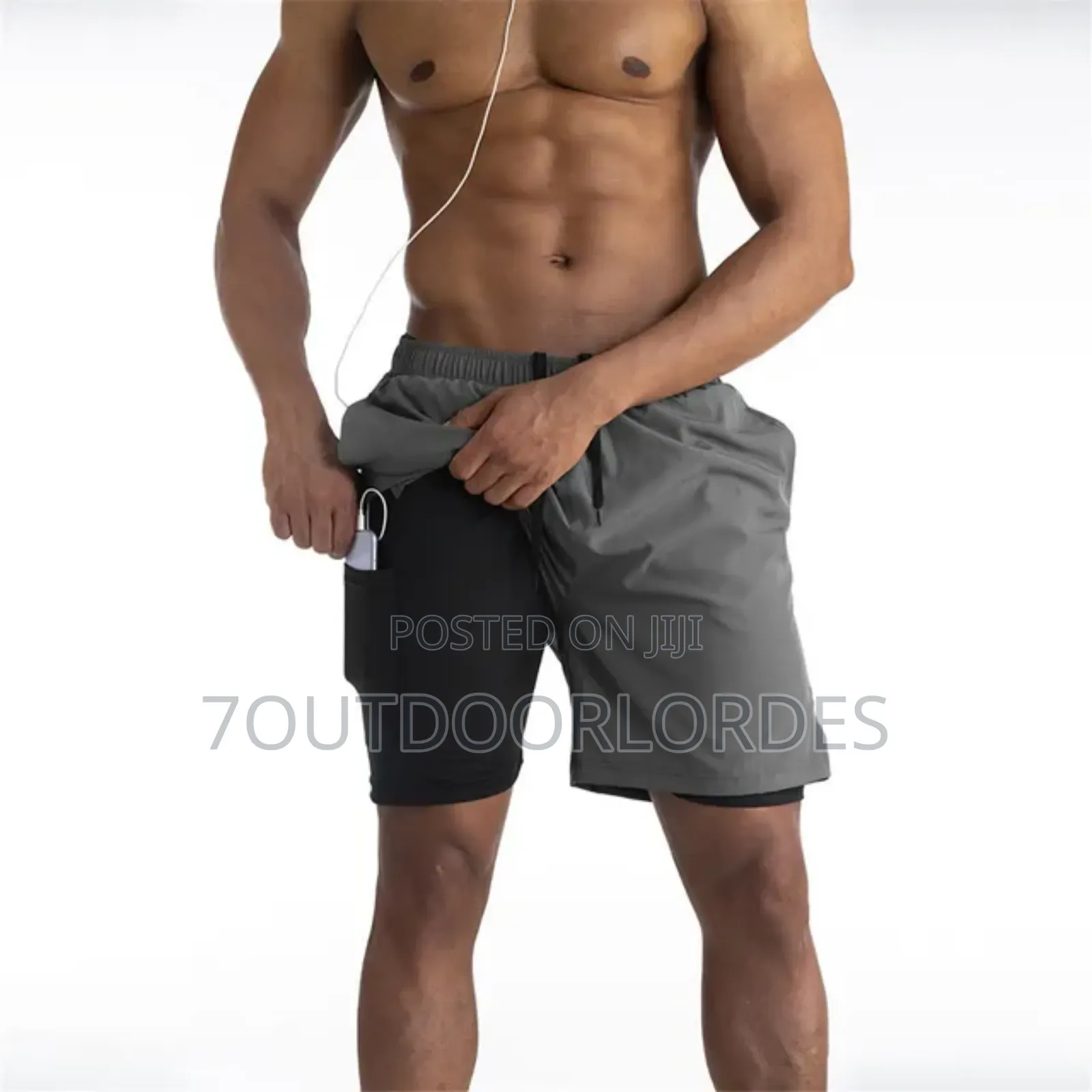 2 in 1 Gym Outdoor Beach Shorts