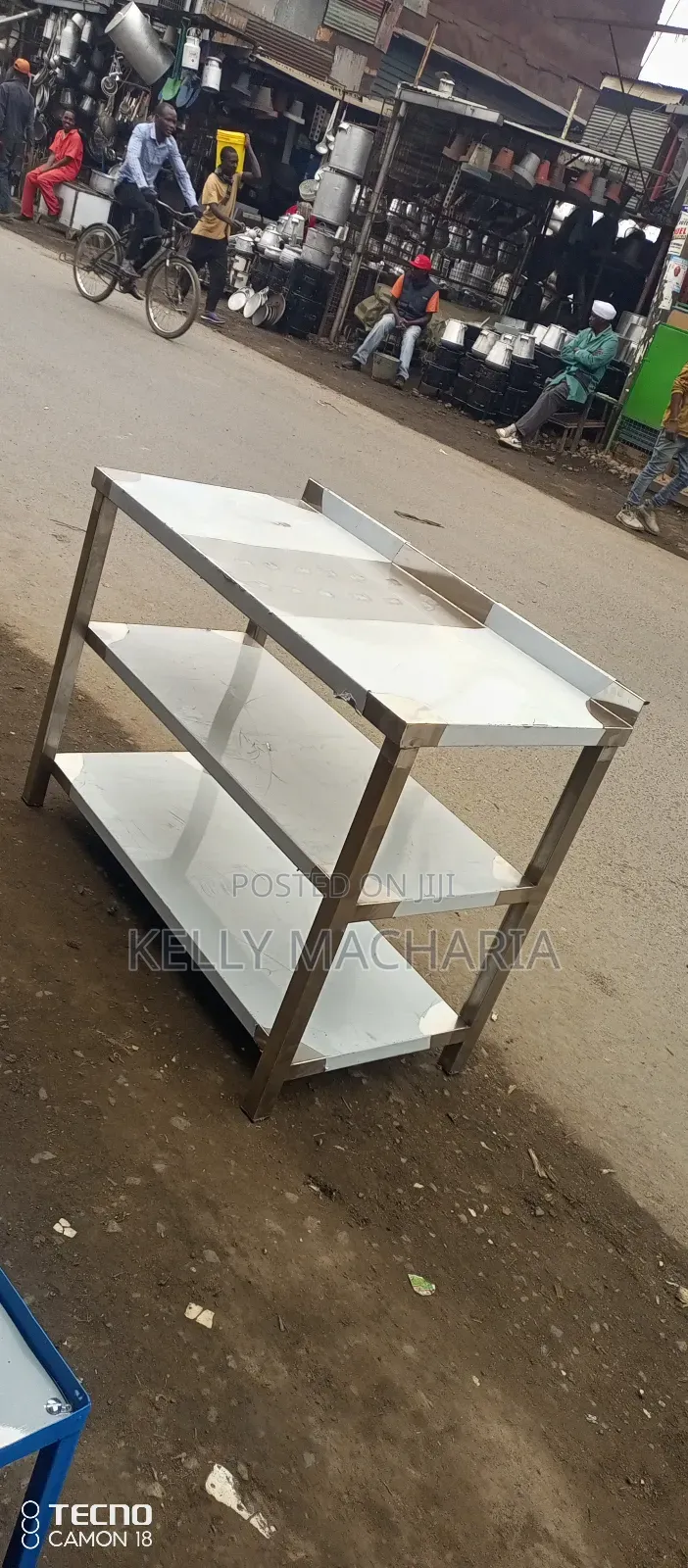 Stainless Working Tables With Under Shelves