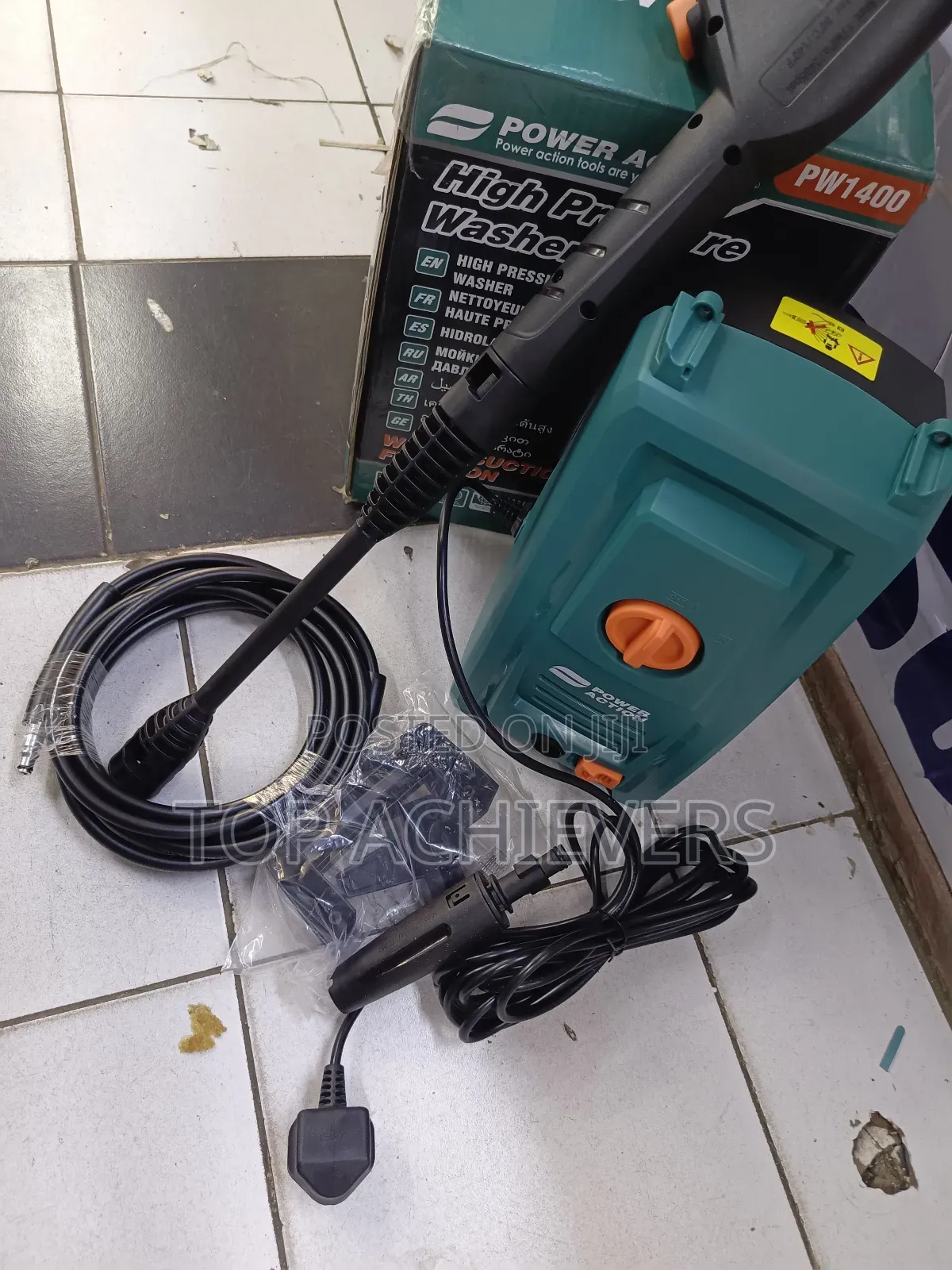 High Pressure Washer 1400w(Poweraction)