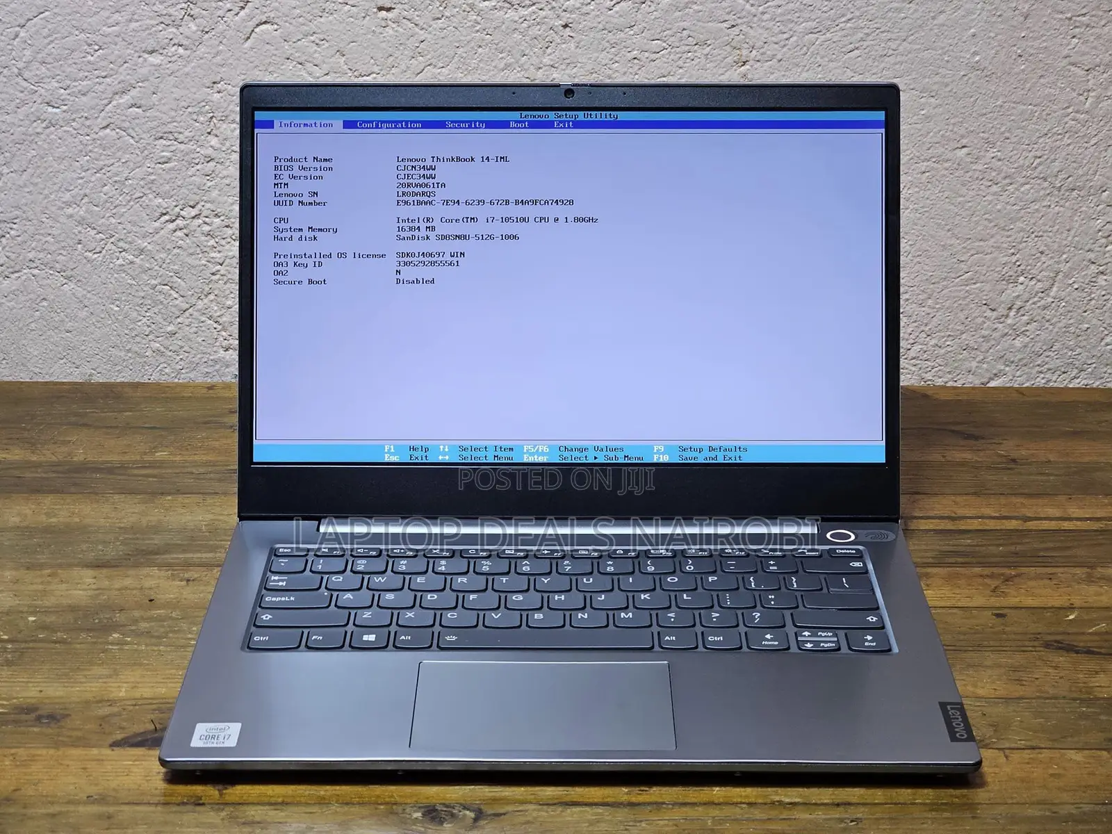Laptop Lenovo ThinkPad T470 8GB Intel Core I7 SSD 256GB