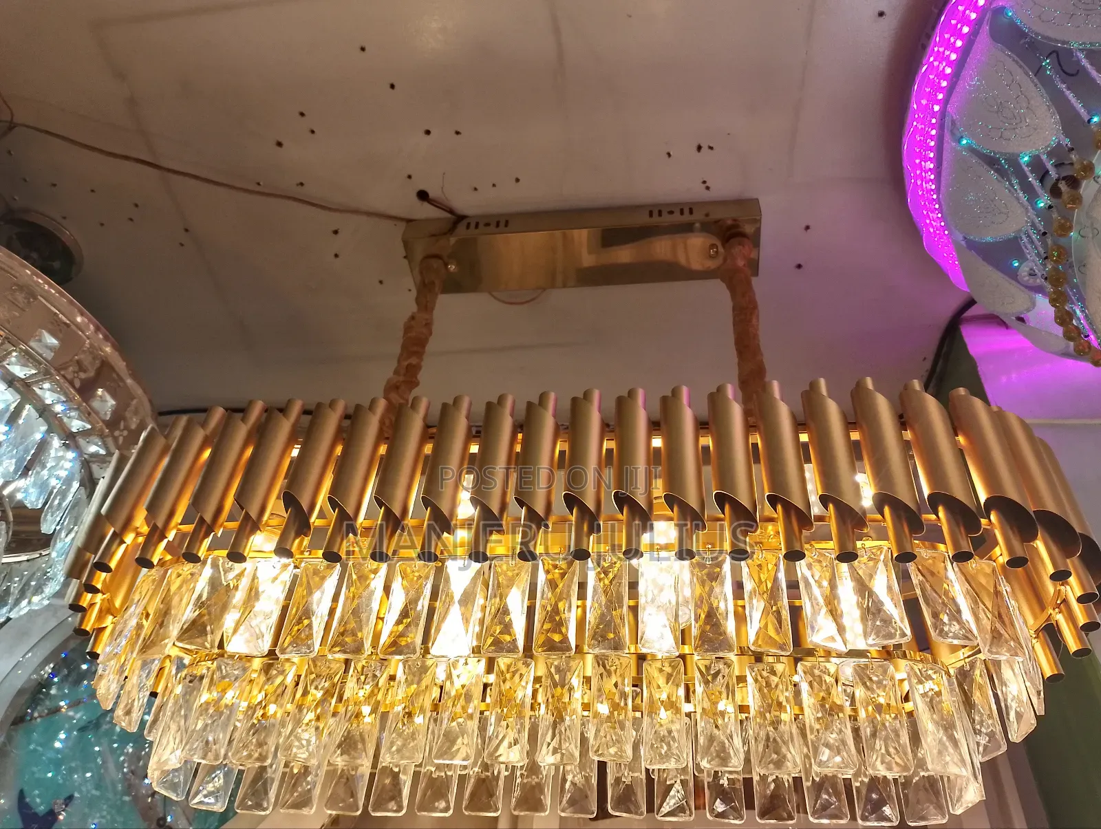 Crystal Oval Chandelier