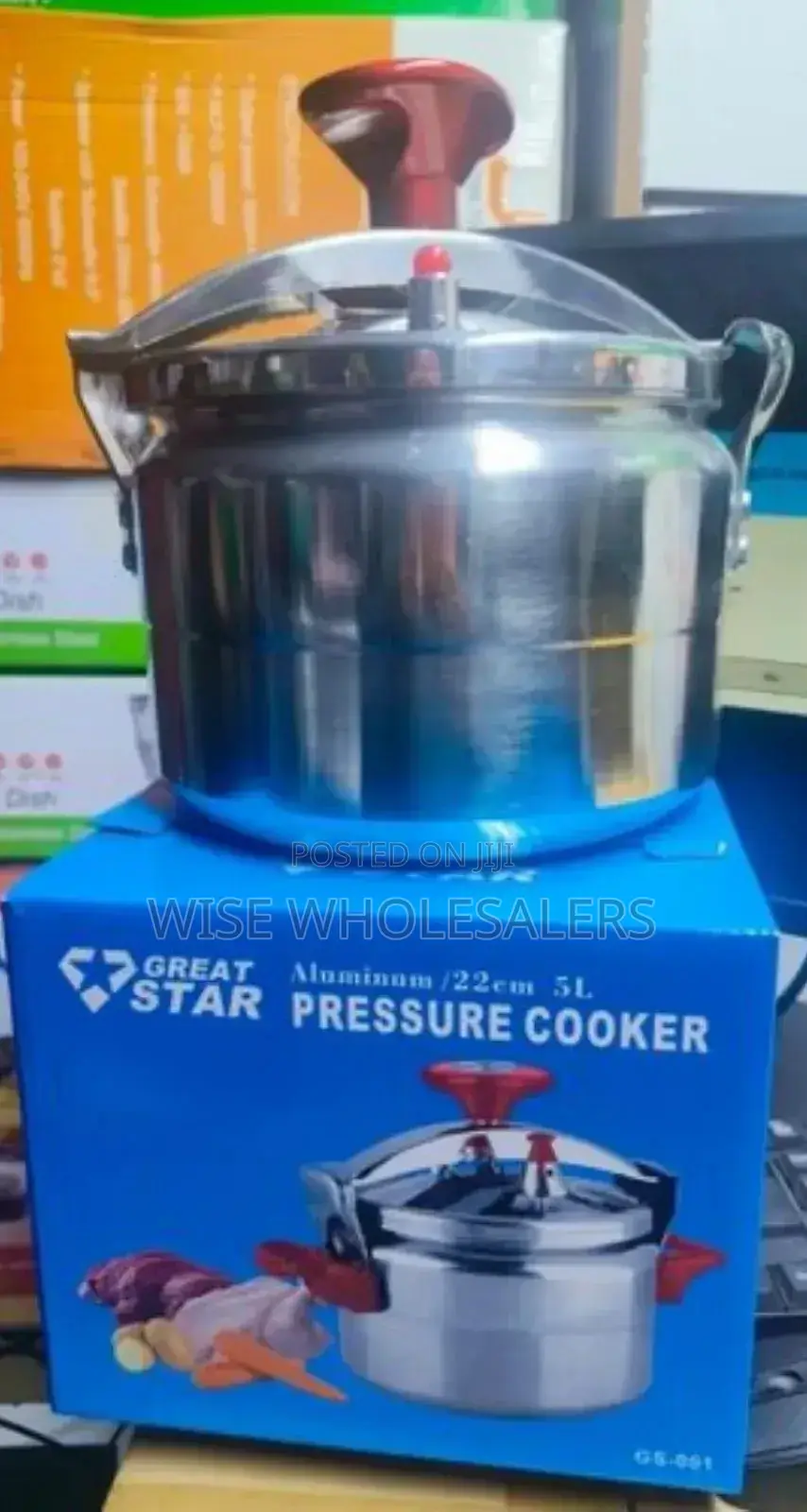 5 Litres Manual Pressure Cooker•