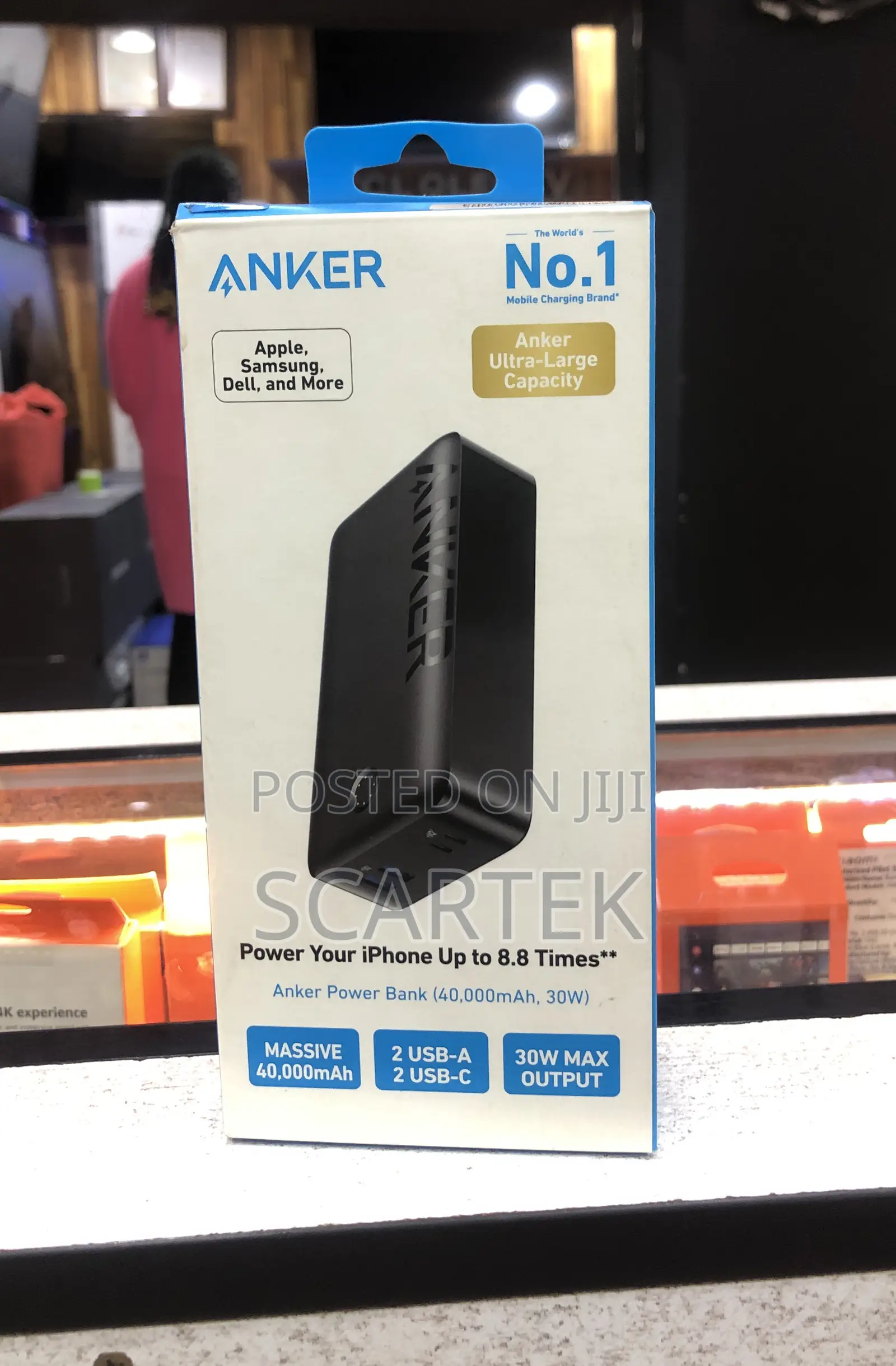 Anker Power Bank (40000mah,30W)