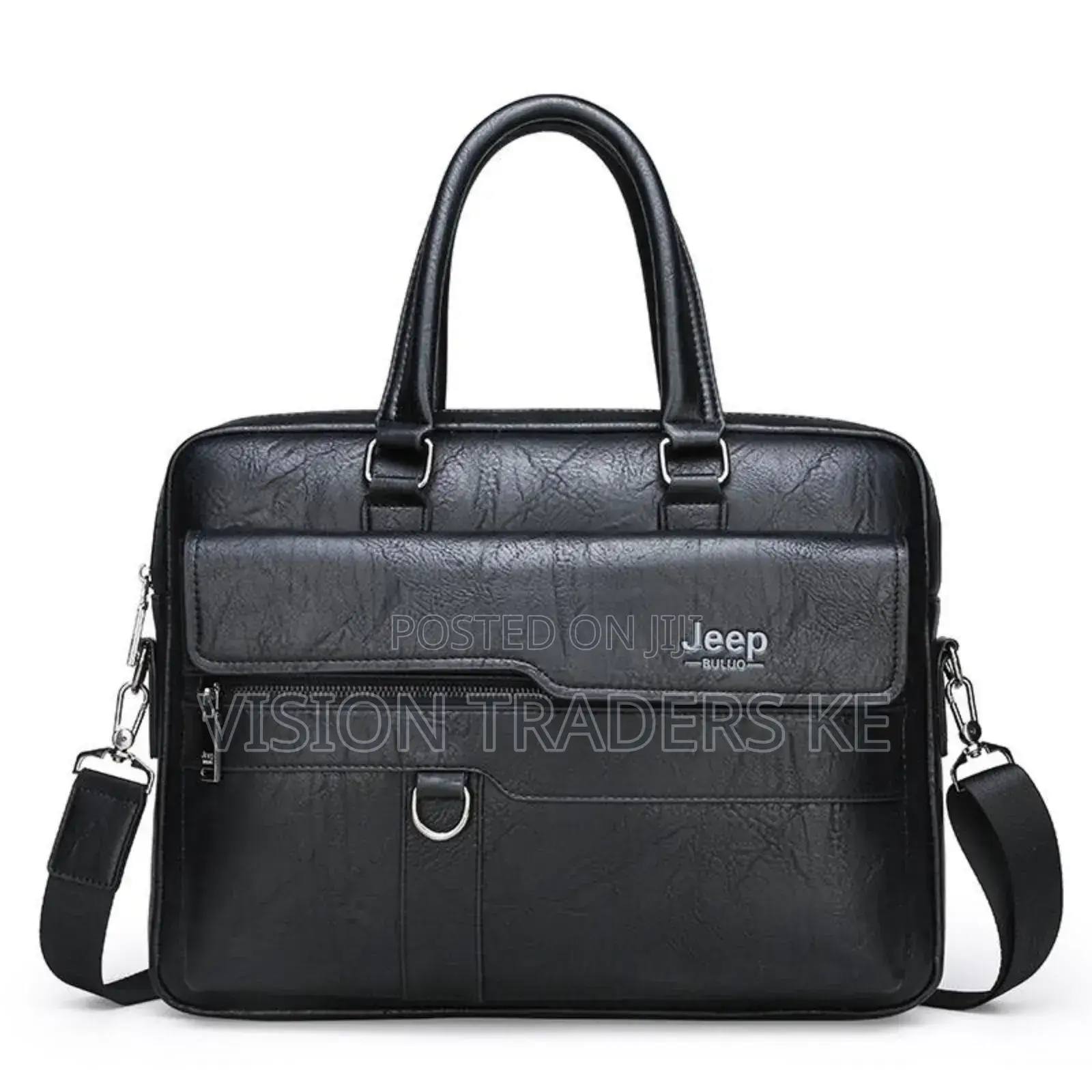 Jeep Buluo Shoulder Laptop Bags - Black