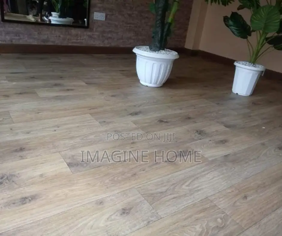 Brown Wooden Floor Matt