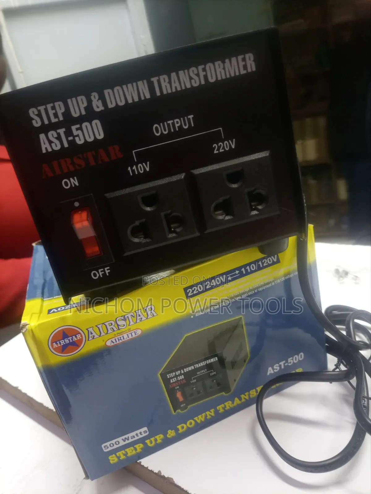 500watts Step Up and Step Down Transformer