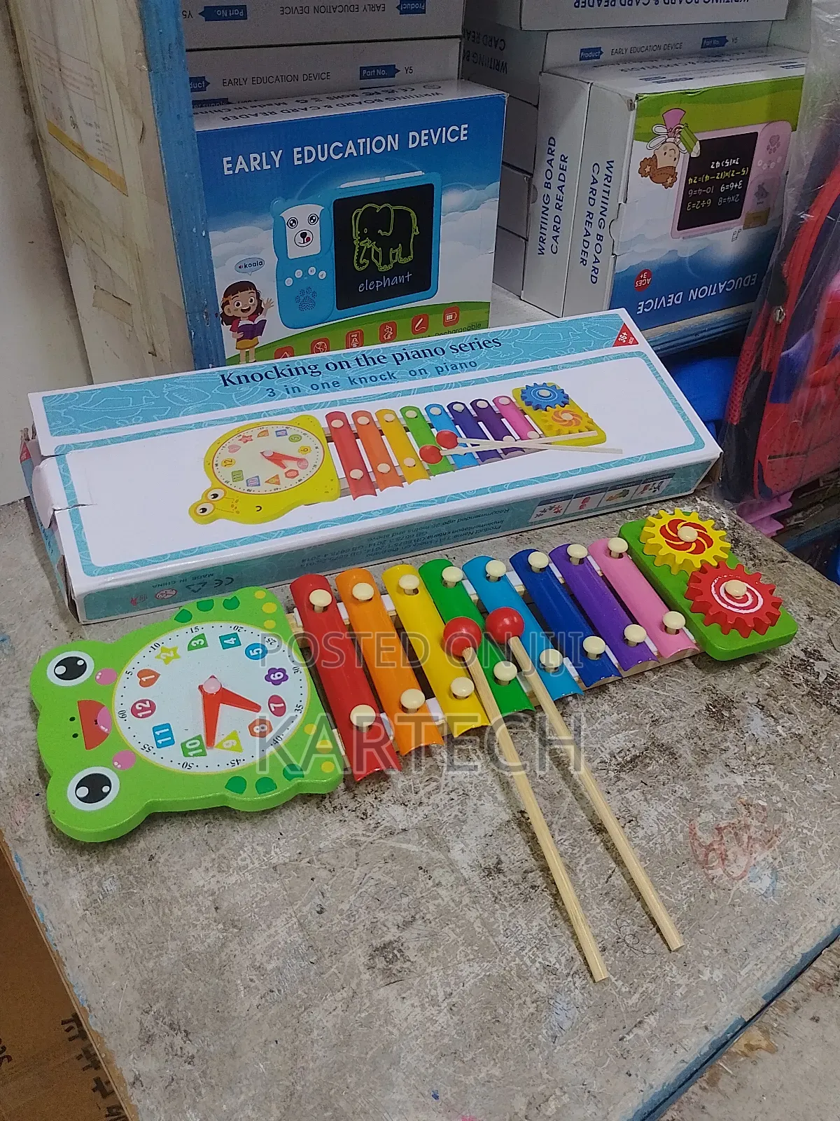 Kids Toy Xylophone Knocking on the Piano 3 in 1