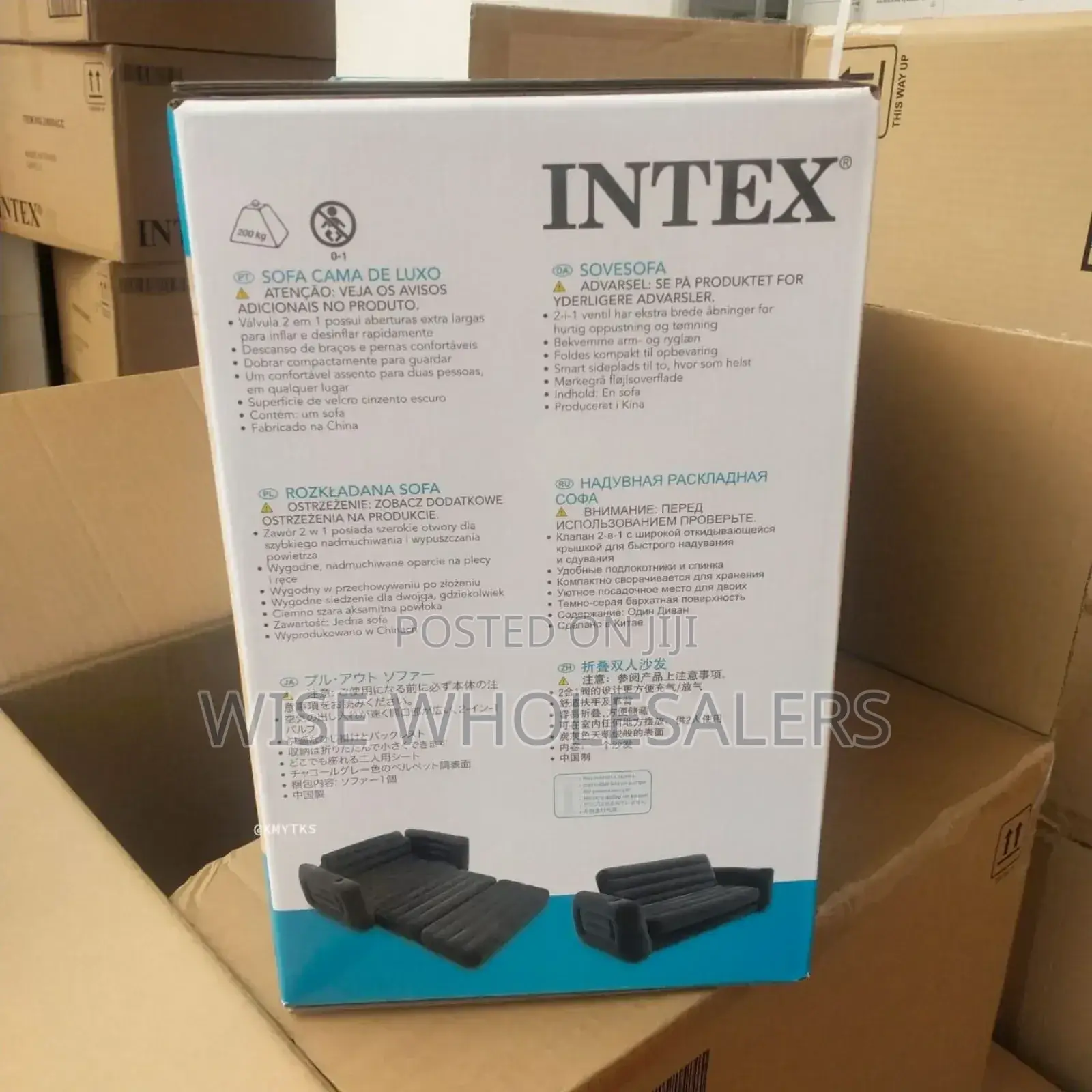 3 Seater Intex Inflatable Pull-out Sofa