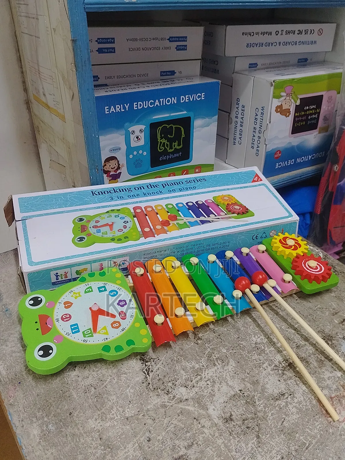 3 in 1 Hand Knock Wood Piano Xylophone