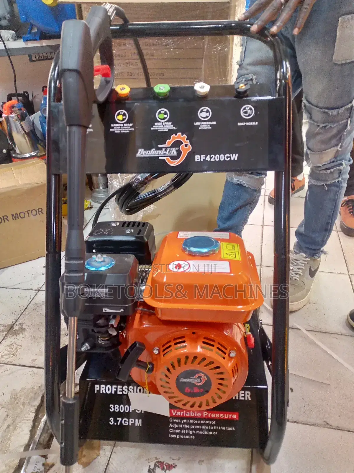 Benford Uk Petrol Pressure Washer 3800PSI