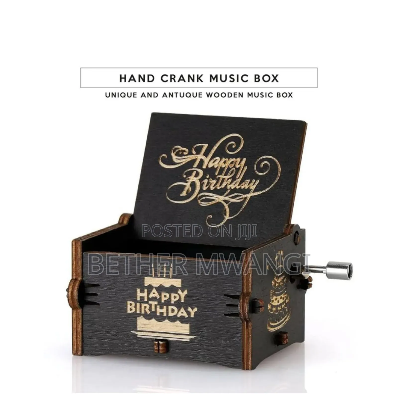 Hand Crank Music Box in Kenya