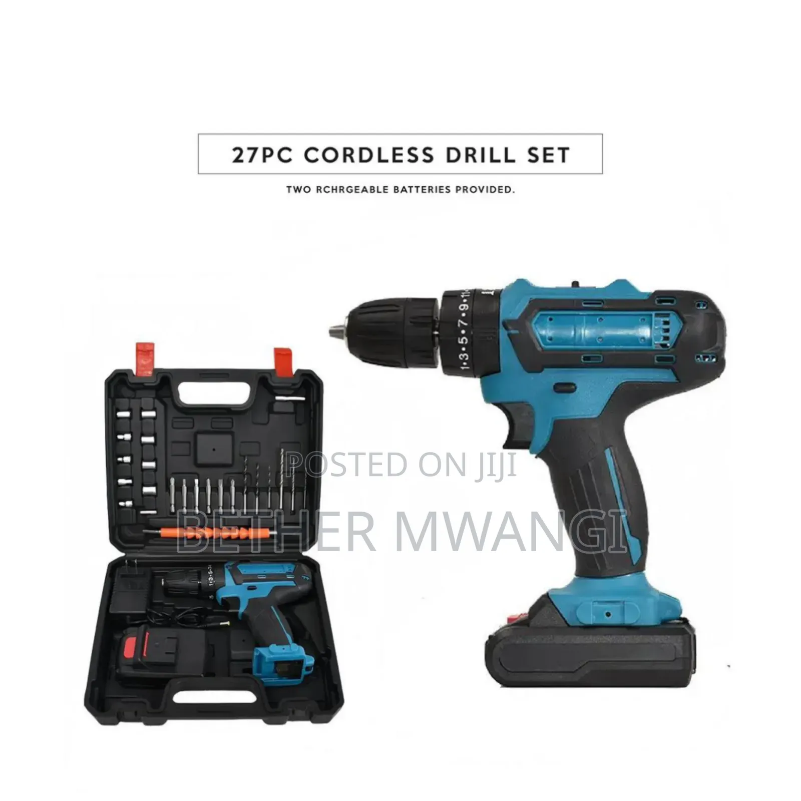 27 PC- Cordless Drill Set in Kenya