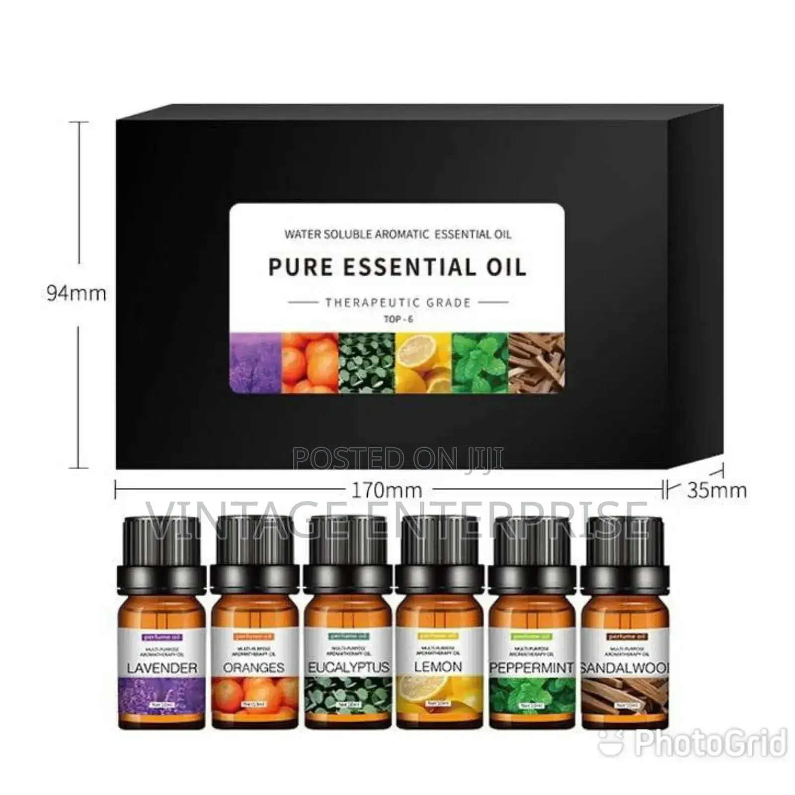 6pcs Set Pure Natural Aromatherapy Essential Oils