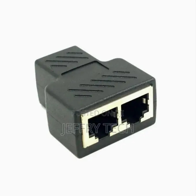 2019 RJ45 Splitter Adapter 1 to 2 Dual Female Port CAT5/CAT