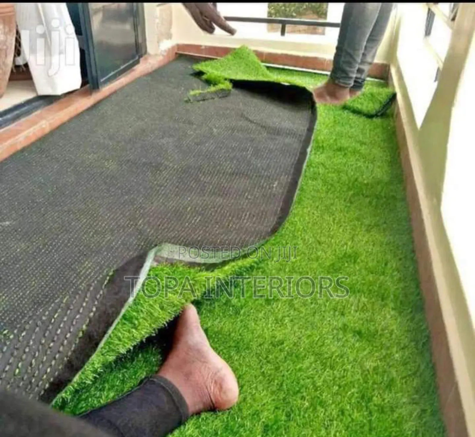 Balcony Decoration Artificial Green Grass Carpets Rugs