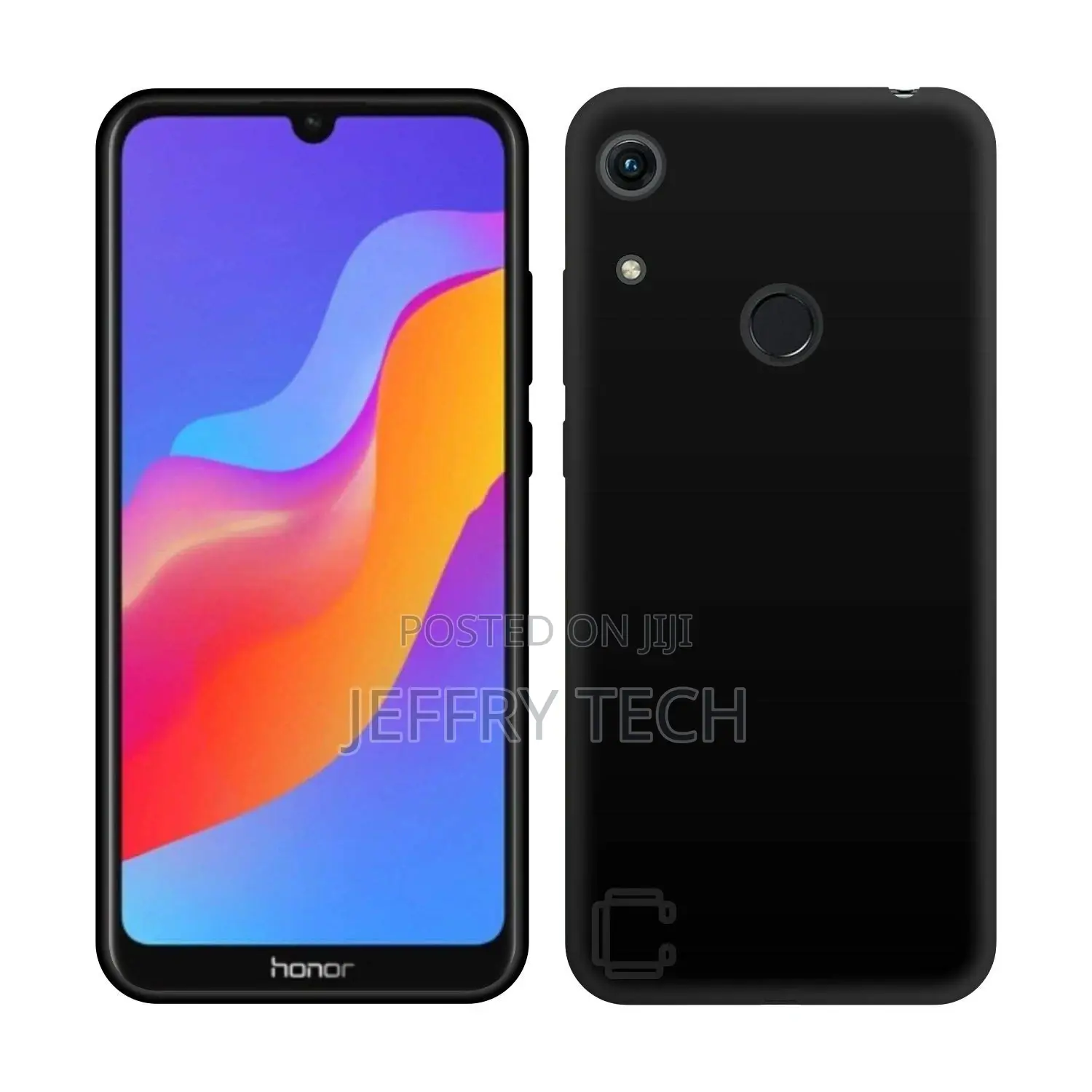 Back Case for Huawei Honor 8a,Dotted Matte Finish Ultra Thin