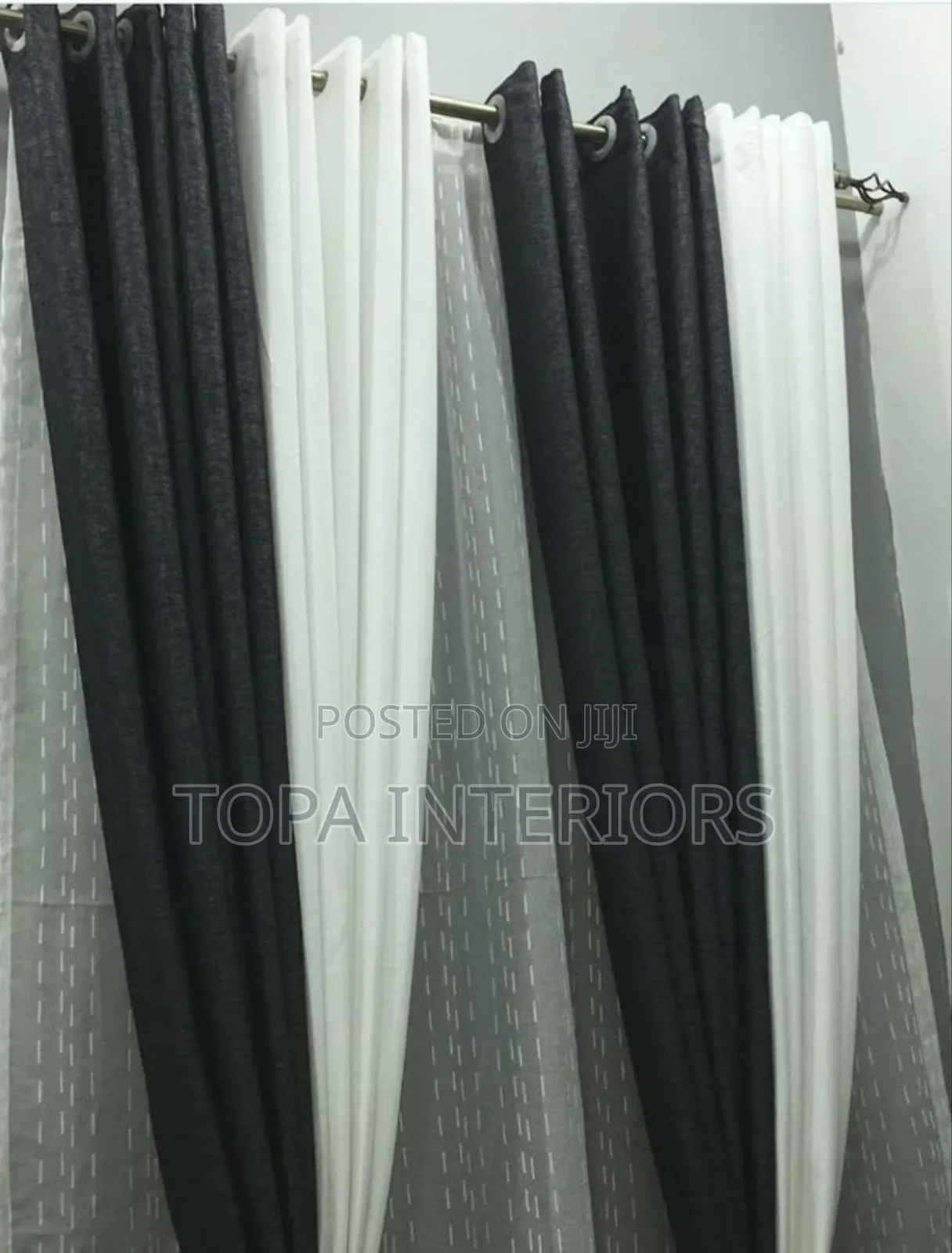 Black and White Window Curtains Black and White Curtains