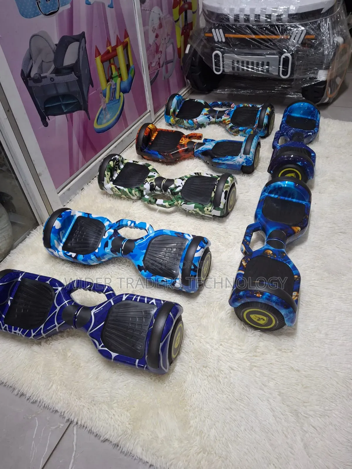 Hoverboards Size 6.5" 
Has Bluetooth Connectivity