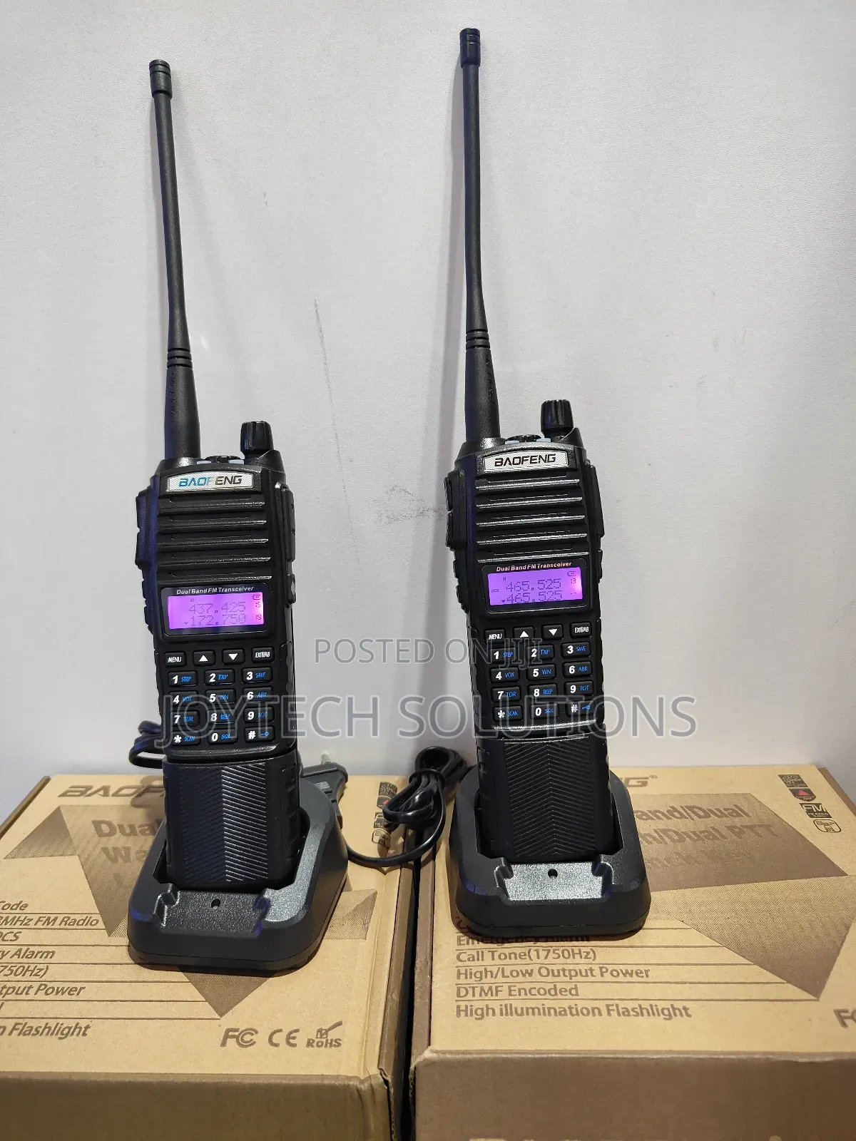 Bf Uv 82 Portable Two Way Radio Dual PTT Handheld
Radiocall