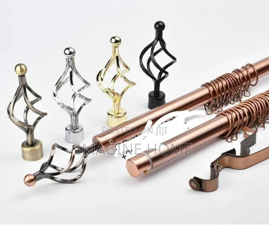 Flowers Imported Curtain Rods