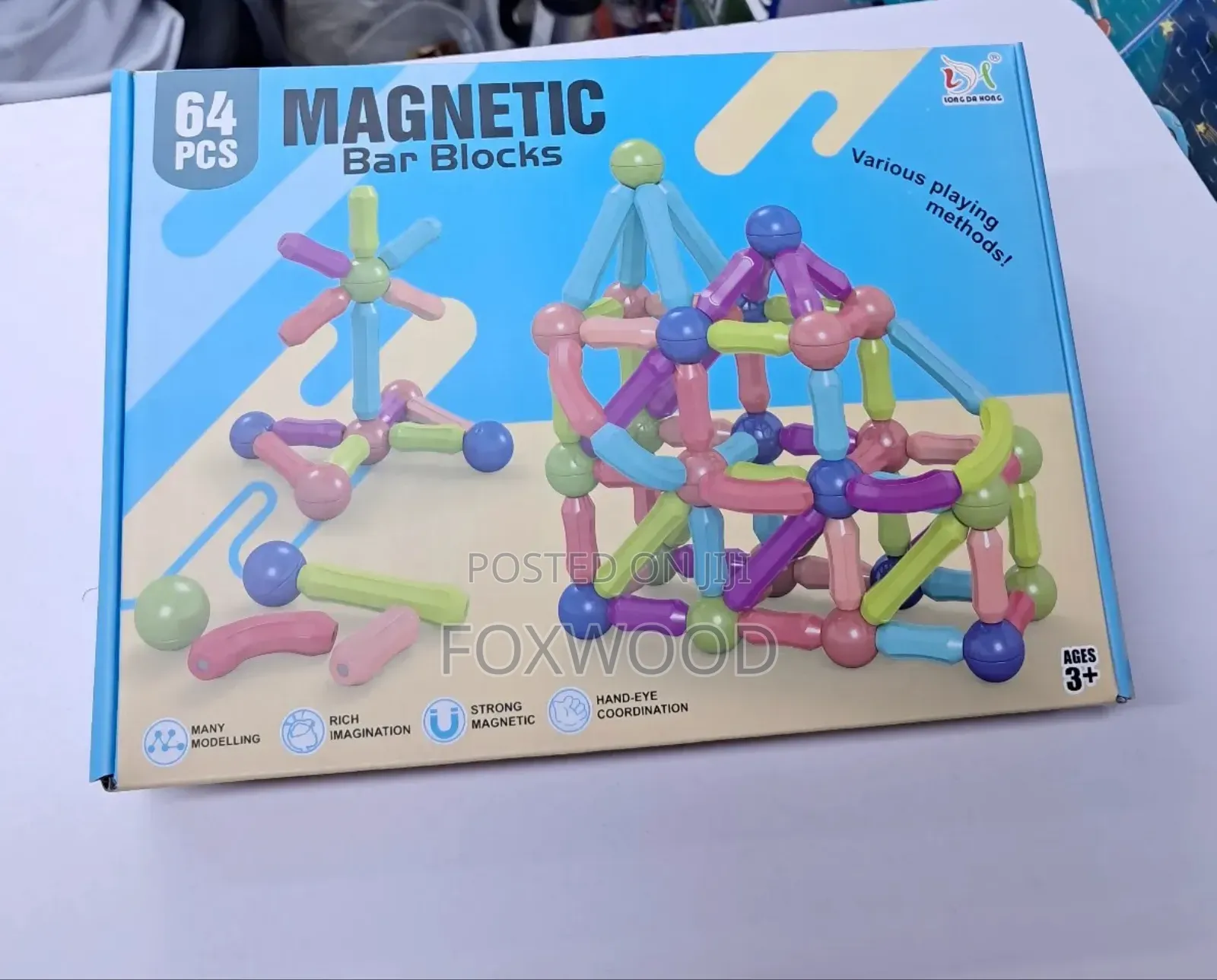Magnetic Sticks and Balls 64 PCS