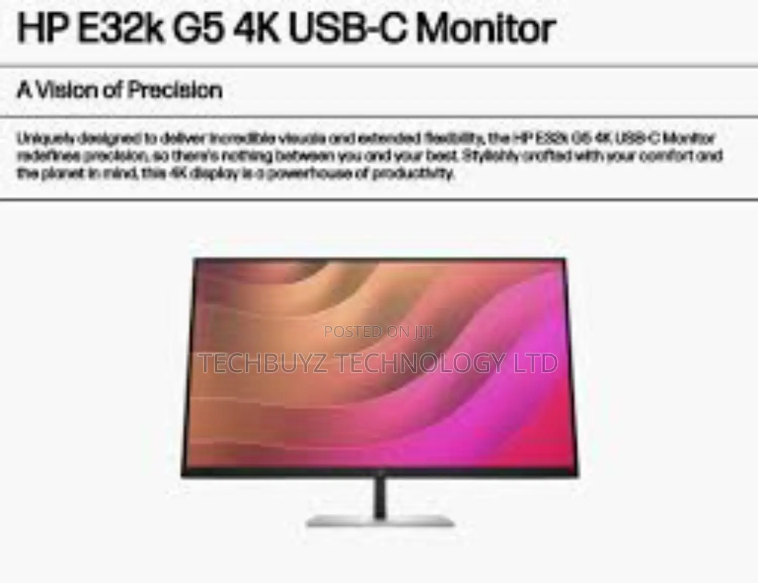 Hp E32k G5 Usb-c Monitor
