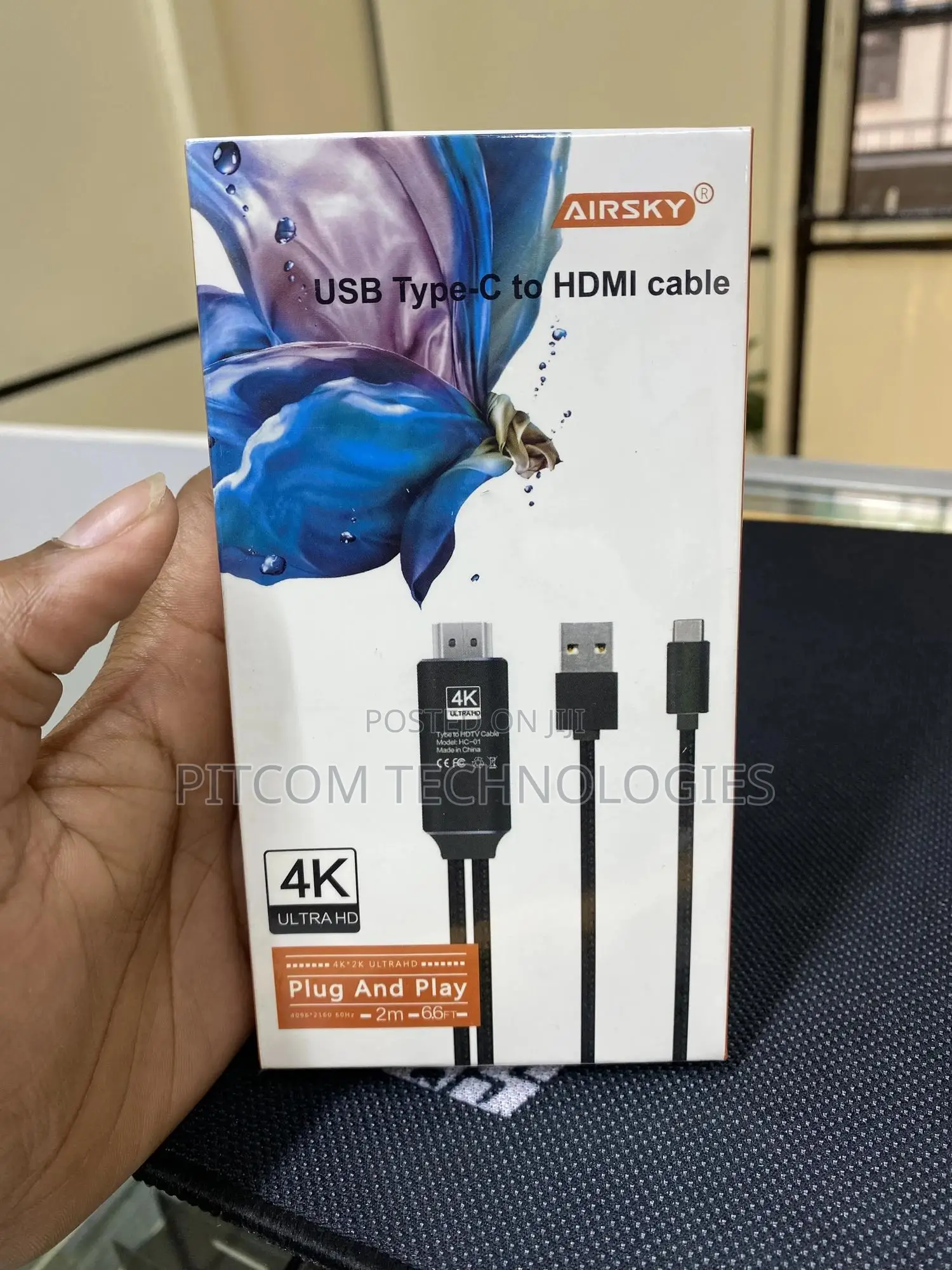 USB Type-C to HDMI Cable. (60 HZ)