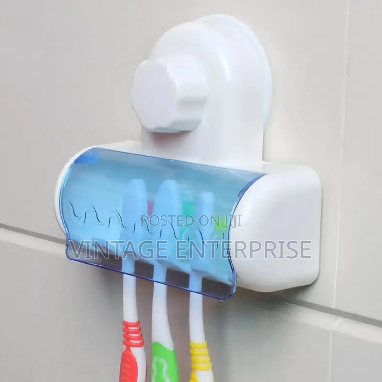 Transparent Suction Cup Toothbrush Holder