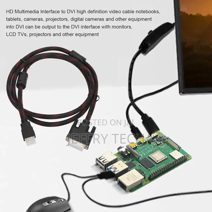 Original HDMI to DVI Cable Adapter, HD Multimedia Interface