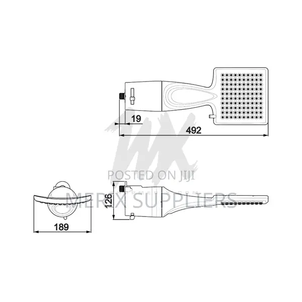 Loren Shower Ultra Multitemperature Shower Head