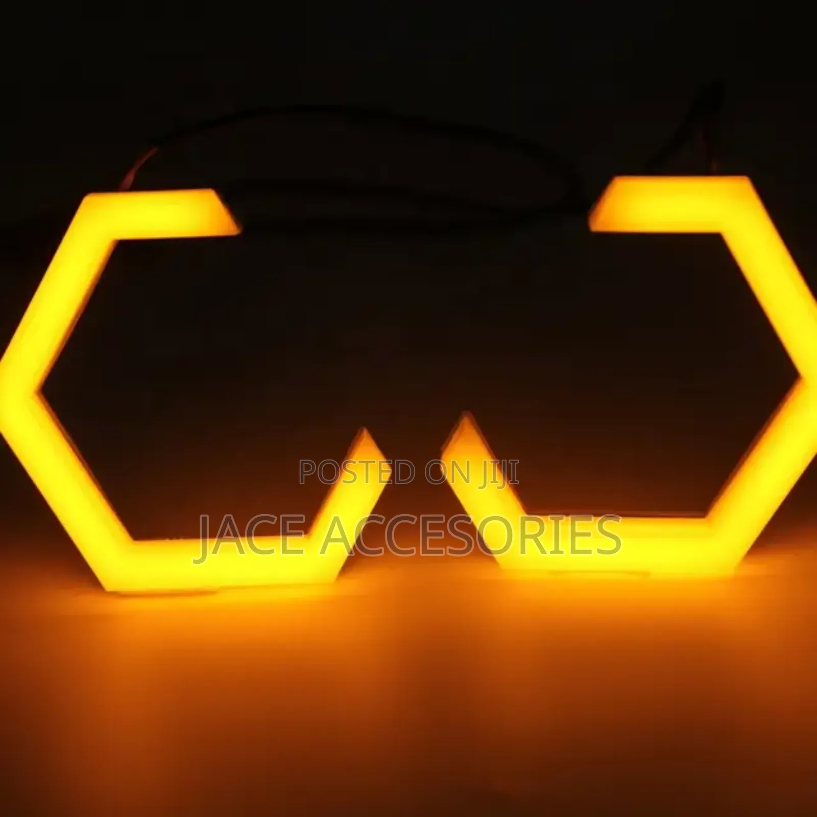 Hexagon Angel Rings Dual Color