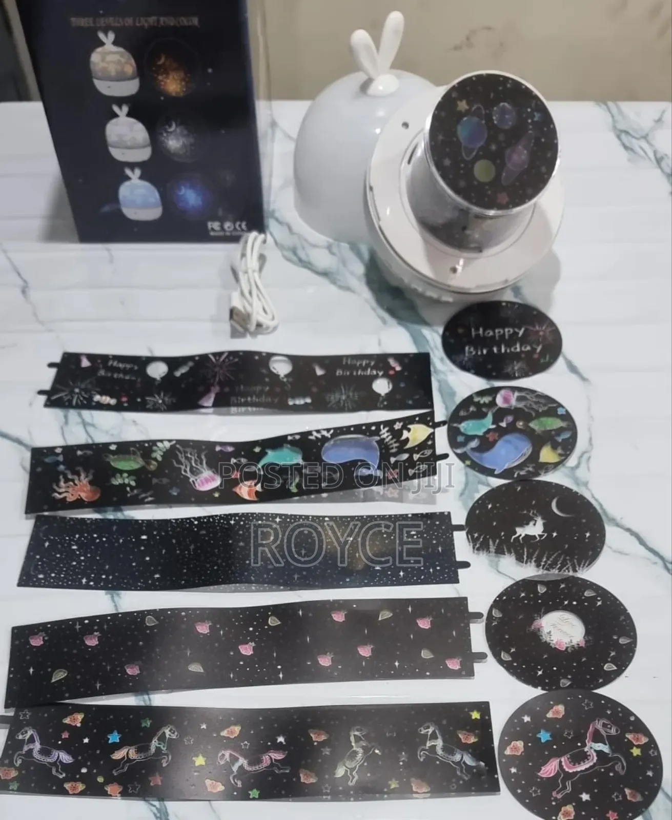 6 Themes Star Light Rotating Projection Lamp