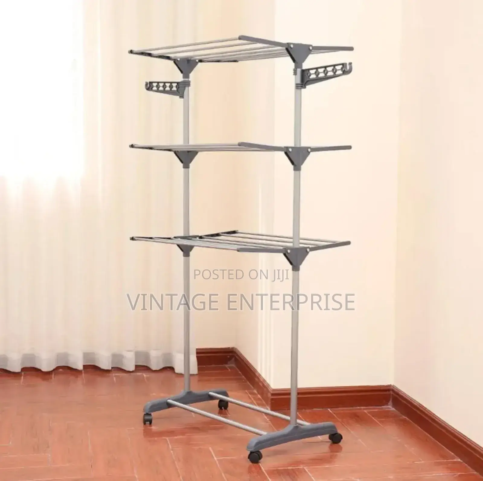 Portable Movable Cloth Drying Rack